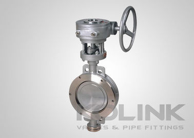 صمام فراشة متحد المركز ذو حافة على شكل حرف U DN50-DN1200