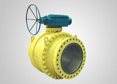 API 6D 3-PC Trunnion صمام الكرة المقوى WCB A105 CF8 F304
