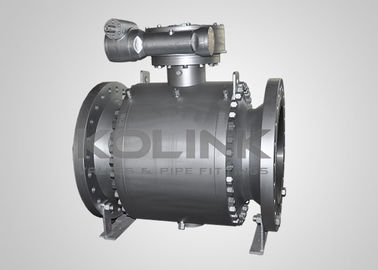 صمام الكرة القصير القائم على القيادة API 607 آمن للحريق DN50-DN1200