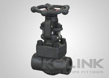 صمام بوابة من الفولاذ المطروق API 602 لحام مقبس 1/2-2 بوصة A105