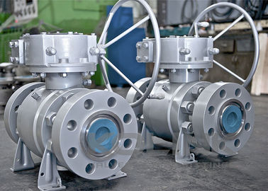 API 6D 3-PC Trunnion صمام الكرة المقوى WCB A105 CF8 F304