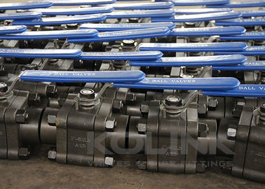 2pc صمام كرة الفولاذ المجوهرة، المقبس المطاوئ / نهاية NPT، CL150-1500 A105 F304
