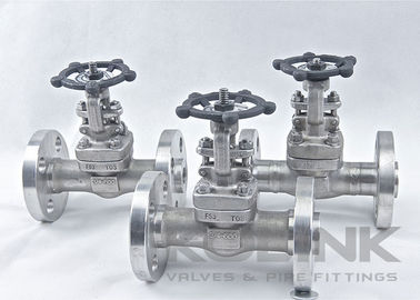 صمام بوابة الفولاذ المجوهر المتكامل المزروع من الفولاذ المقاوم للصدأ F304 F316 CL150-2500