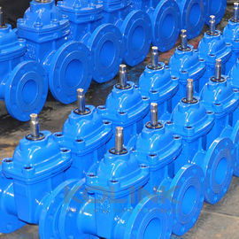 DIN 3352 F5 صمام بوابة مقعد مرن، الحديد المرن GGG40 GGG50 PN 16 - 40